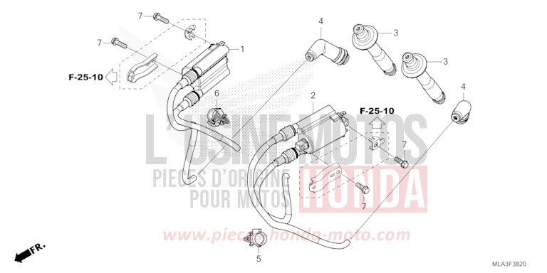 ZUENDSPULE von CMX 1100 "Rebel" GUNMETAL BLACK METLLIC (NHC52) von 2023